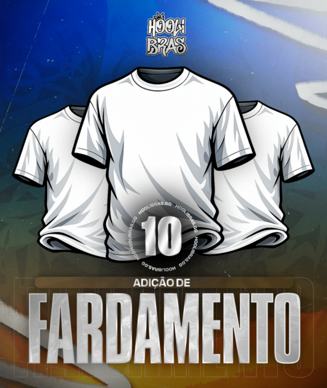 Inserir 10 Fardamentos