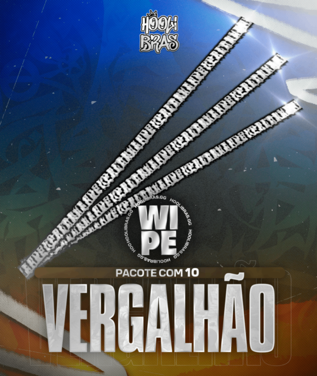 10x Vergalhão (Wipe)