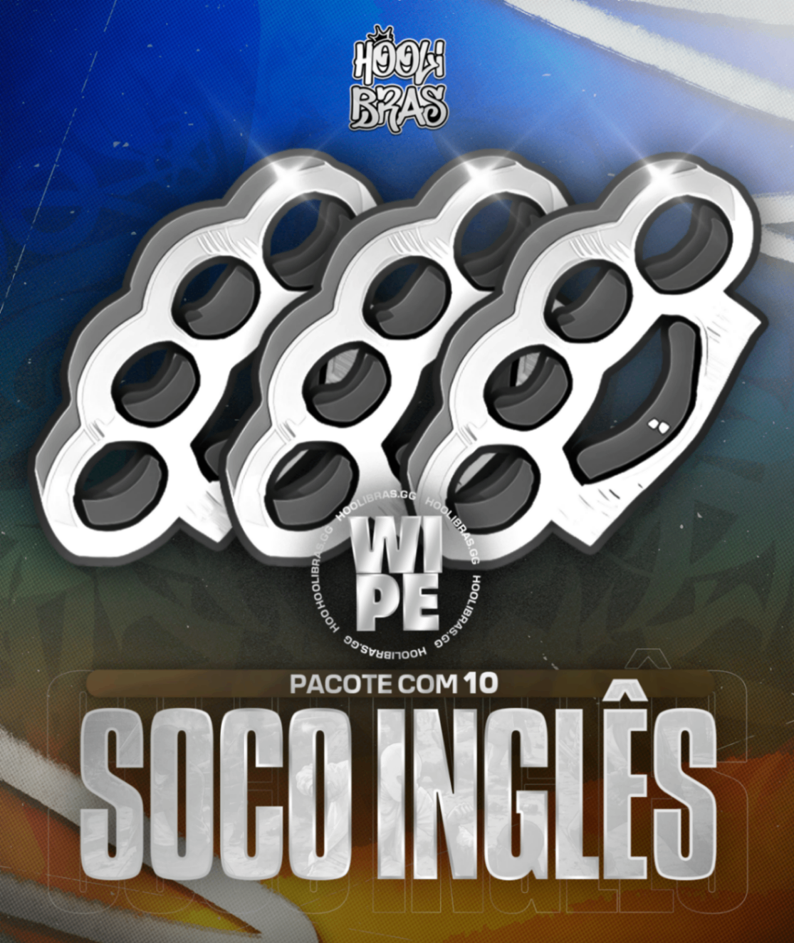 10x Soco Inglês (Wipe)